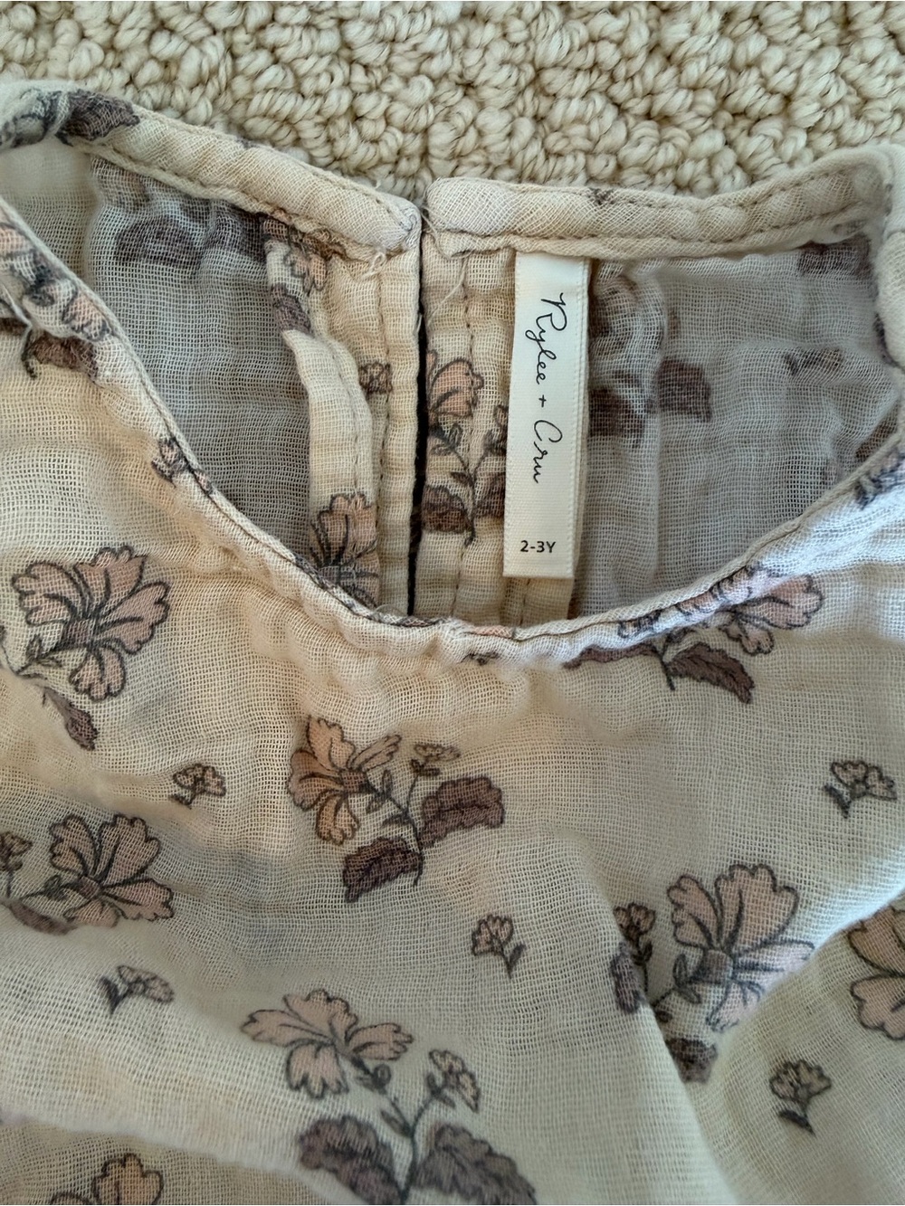 Rylee & Cru Floral Ruffle Set - Picture 4 of 4